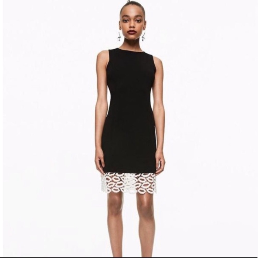 Betsey Johnson Lips Dress Black White Size 10